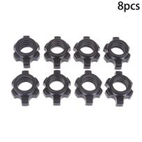 8/16Pcs Barbell Dumbbell Hexagonal Nut Fixing Accessories Home Gym Fitness Equipment Rod Screw Screw Collar Clamp 8pcs juoda