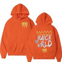 Raperio Juice Wrld 999 raidžių spaudinio gobtuvas moterims Hip Hop Retro megztinis su gobtuvu vilnos unisex laisvas ilgomis rankovėmis su gobtuvu gatvės stiliaus drabužis 4XL geltona