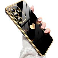 Prabangus Blizgus Silikoninis Minkštas dėklas Samsung Galaxy A56 A36 A26 A16 A55 A35 A25 A15 A54 A34 A14 Meilė Saldainių Spalvos Blizgus Galaxy A04s tamsiai violetine spalva