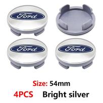 Automobilio lipdukas Automobilio 4 vnt. 54 mm Originalūs ratų centriniai dangteliai Hub Caps Apdaila Ford Focus MK2 Fiesta Mondeo Galaxy Falcon Territ