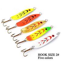 FTK 5vnt.10.5cm-12cm 20G-30G žūklės masalas Metalinis kietas masalas Žvejybos treble kabliukas žūklės reikmenys Lašišos ešerys masalas Dirbtiniai žūklės reikmenys 20G-001#-5PCS