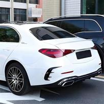 Dangtelio apdaila Oro išleidimo angos Šoninis deflektorius Spoileris Galinis buferis Mercedes Benz C Klasės W206 -2024 Priedai juoda