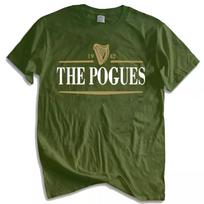 The Pogues Airiško Punk Rocko Grupė 1982 T-shirt Viso Dydžio S-5XL Unisex T-shirt L