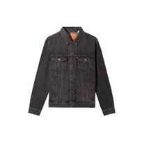 Levis Vintage Front Pocket Collar Long Sleeve Denim Jacket Men jackets Black Gray 72334-0584 S