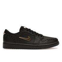Air Jordan 1 Low Gamybos metodas Juoda Metalinė Auksinė FN5032-007 36