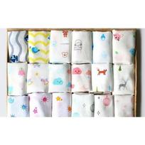 Ozmom Vaikiškų Veidukų Medvilninis Servetėlių Rinkinys 10 vnt. Handkerchief Set 10pcs