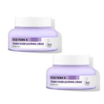 TENZERO Rose PDRN Vitamin K Water Soothing Cream - Intensive Skin Recovery & Redness Relief - 100g (Pack of 2)