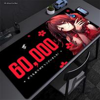 Anime Mask Girl Mouse Pad YUki Aim Gaming Speed Mouse Mat Game Premium Mousepad Gamer E-Sports Desk Mat Computer Keyboard Mats 60x30cm