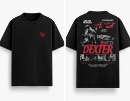 Vintažiniai Dexter marškinėliai Klasikinio TV serialo Nusikaltimų šou Grafiniai Unisex marškinėliai S-5XL Unisex marškinėliai XXXXL