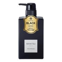 MONNALI Juodoji serija MIHATSU Valomasis bambuko žalias galvos odai Unisex šampūnas, 350ml, Anglis, Keratinas, Be silikonų, Priežiūra,