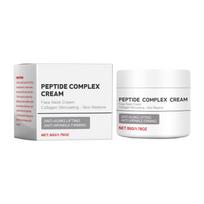 Peptidinis kremas, Veido drėkinamasis kremas, -Raukšlių kremas, Natrio hialuronatas giliai drėkina, Jojobos aliejus, Acetilheksapeptidas-8 gerina odos stangrumą, 50g One Size