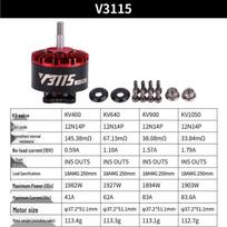 T-MOTOR V3115 900KV FPV Drone Motor