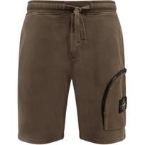 Stone Island Logo Drawstring Casual Shorts Men shorts Brown K1S156200002S0123-V0054 S
