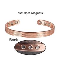 Ikuinen gryno vario magnetinės apyrankės, reguliuojamos 8 mm aukščio rankogalių apyrankės, vintažiniai papuošalai moterims, keičiamo dydžio varis