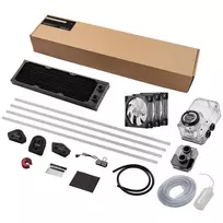PHANTEKS Glacier EZ-Fit 360 D30-KIT, black water cooling set