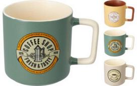 Porcelianinis puodelis Coffee, įv. rūšių