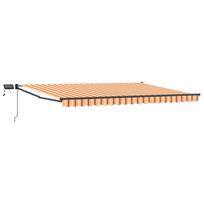 Rankinė ištraukiama markizė su LED Įvairiaspalvis 4 × 3 m
