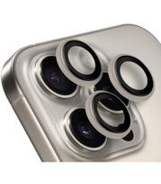 (Natural Titanium) kameros apsauga Apple iPhone 15 Pro / 15 Pro Max telefonui "OBAL:ME Lens Protector"