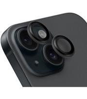 Juoda kameros apsauga Apple iPhone 15 / 15 Plus telefonui "OBAL:ME Lens Protector"