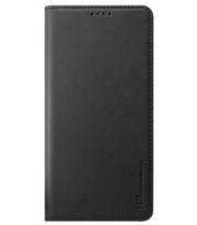 Juodas atverčiamas dėklas Samsung Galaxy A57 5G telefonui "HDD Magnetic Wallet Case"