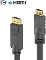 PureLink PureInstall High Speed DisplayPort 1.2 to HDMI 2.0 adapter cable, 4K, DisplayPort male/HDMI