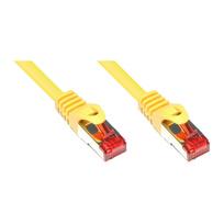Good Connections - Patch-Kabel - RJ-45 (M) bis RJ-45 (M) - 25 cm - SFTP - CAT 6 - Gelb