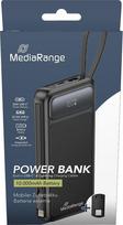 MEDIARANGE Powerbank USB-C LC-Display Quickcharge - Akku - 10.000 mAh