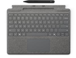 Microsoft Microsoft Surface Pro Keyboard + Slim Pen, QWERTY, Nordic, Touchpad, Microsoft, Surface Pro 11 Surface Pro 10 Surface Pro 9 Surface Pro 8, Platinum | 8X8-00172 | 196388358229