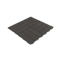 Lauko grindų danga, 56.3 x 56.3 x 1.3 cm, ruda