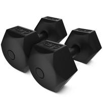 Bituminiai hanteliai pratimams 2 × 6 kg – treniruotėms namuose ir sporto erdvėse