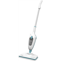BLACK & DECKER Steam mop | FSM13E1-QS | Power 1300 W | Water tank capacity 0.38 L | White|FSM13E1-QS