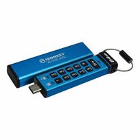 KINGSTON 64GB USB-C IronKey klaviatūra 200C FIPS 140-3 3 lygio laukiama AES-256 patvirtinimo