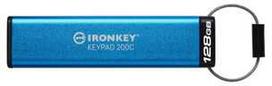 Kingston IronKey klaviatūra 200 128GB USB-C AES Encrypted