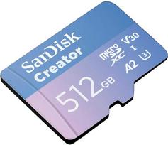 Atminties kortelė „Sandisk“ SD kortelės atmintis „Sandisk Creator MicroSD 512GB“