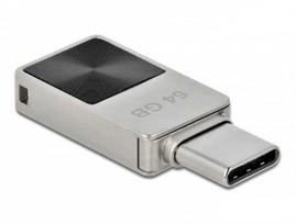 STICK DELOCK Mini USB 5Gbps USB-C Speicherstick 64GB Metallgehuse
