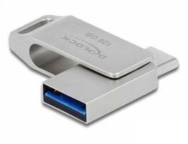 DLC STICK DELOCK USB 3.2 Gen 1 USB-C + Typ-A Speicherstick 128GB - Metallgehuse
