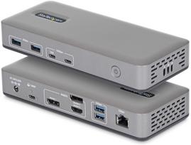 Stacja/replikator StarTech 3X MONITOR USB-C DOCK 100W PD/TRIPLE-MONITOR DP/HDMI 4K60 | 199UE-USBC-DOCK | 0065030921817
