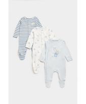 MOTHERCARE šliaužtinukas ilgomis rankovėmis 3 vnt., FB409