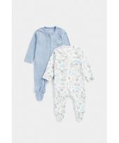 MOTHERCARE šliaužtinukas ilgomis rankovėmis, FE101 2vnt.,