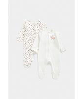 MOTHERCARE šliaužtinukas ilgomis rankovėmis, FE102 2vnt.,
