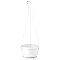 Gėlių vazonas pakabinamas 22cm Europa baltas