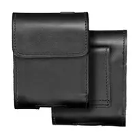 OEM ROYAL universal horizontal leather belt holster, size V, for SAMSUNG FLIP 1/2/3/4, HUAWEI P50 Pocket, and MOTOROLA RAZR 5G, black
