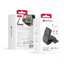 Forcell F-Energy Flex Pro F-05 3-in-1 wireless charger | Qi 2 | MagSafe compatible | silver