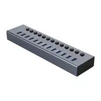 Orico BT2U3-13AB Hub 13x USB-A 3.0 with switches - gray