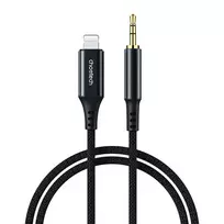 CHOETECH AUX009 Lighting | 3.5mm mini jack cable, 2 m - black