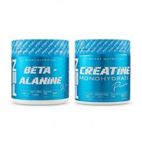 FEN Creatine pure 300 g + FEN Beta Alanine pure 300 g.