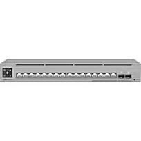Ubiquiti 16-port, Layer 3 Etherlighting switch 2.5GbE and versatile mounting options, 4x 2.5GbE RJ45 ports, 12x GbE RJ45 ports, 2x 10G SFP+ ports USW-PRO-MAX-16-EU