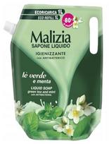Skystas muilas MALIZIA Green Tea & Mint, 1000 ml, PAPILDAS