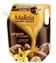 Skystas muilas MALIZIA Argan & Vanilla, 1000 ml, PAPILDAS