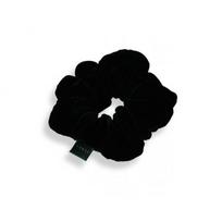 LAETI Large Silk Elastic Claire Didelė plaukų gumytė Black
